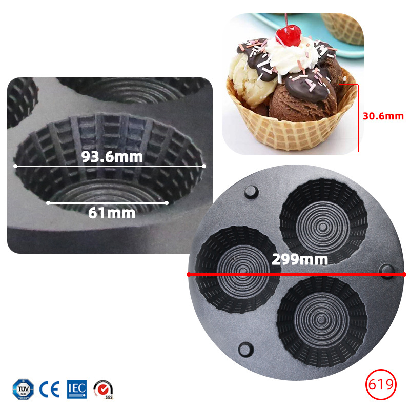Профессиональная вафельница дл – обзор и цена Mini Waffle Maker Machine