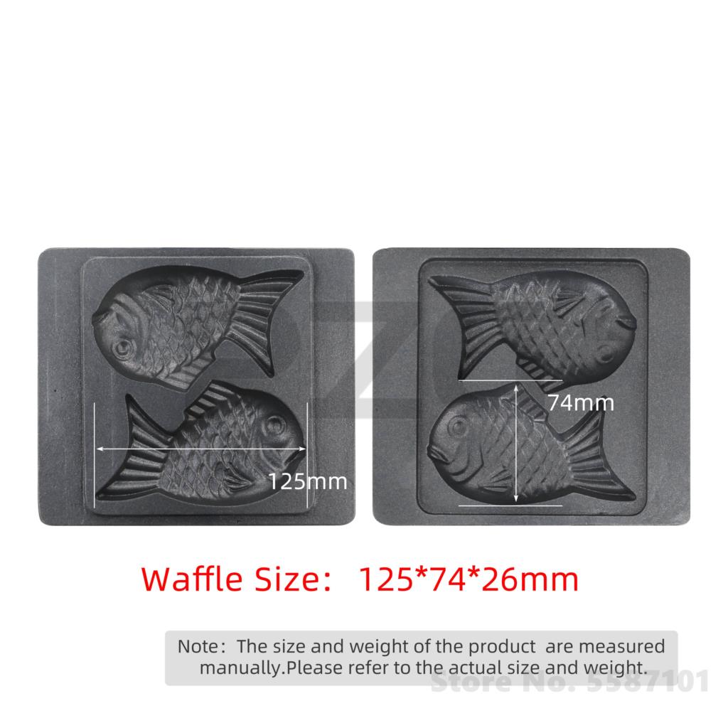 Газовая машина Тайяки из нержа – обзор и цена Mini Waffle Maker Machine