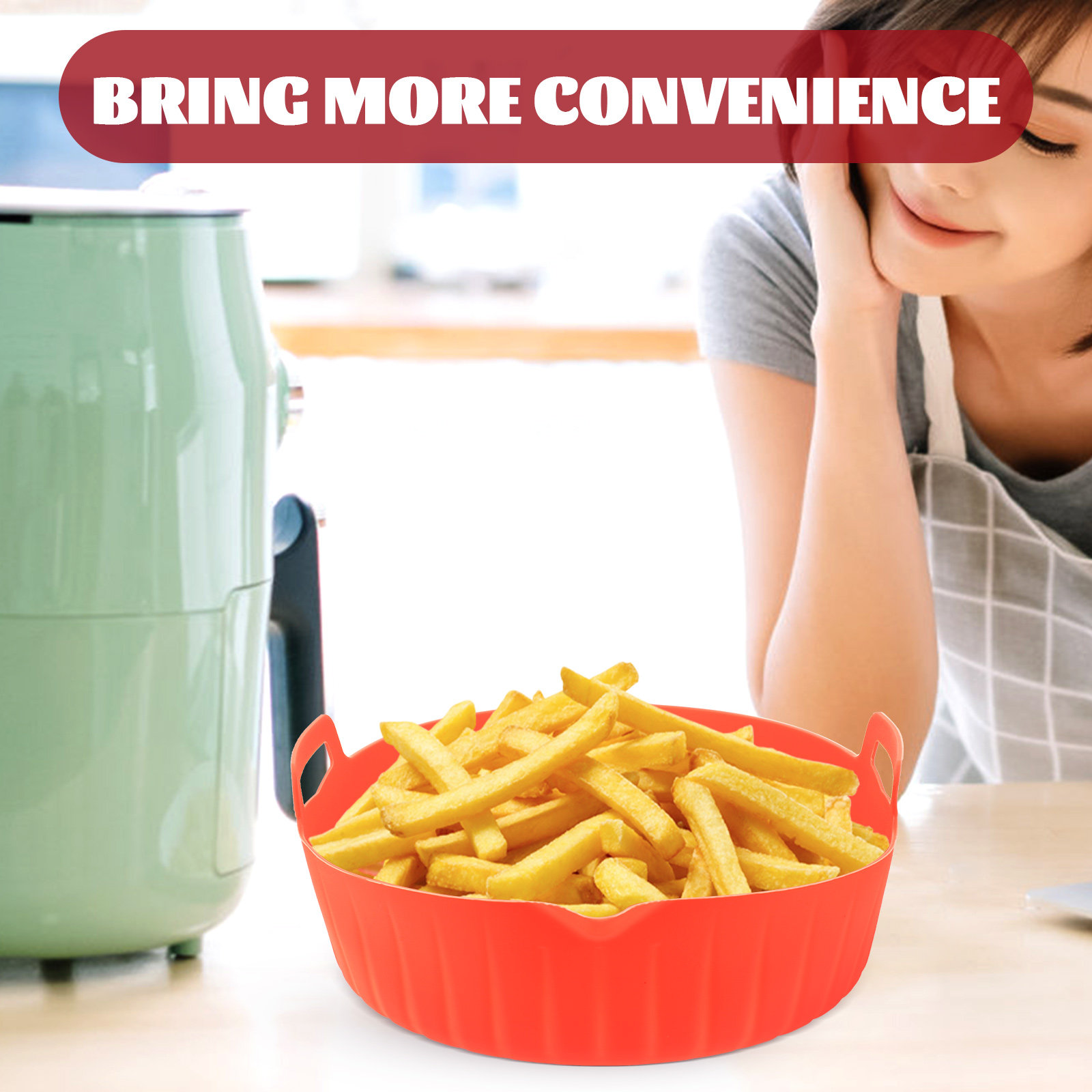 Силиконовая форма для аэрофрит – обзор и цена Air Fryer Silicone Pot Liner