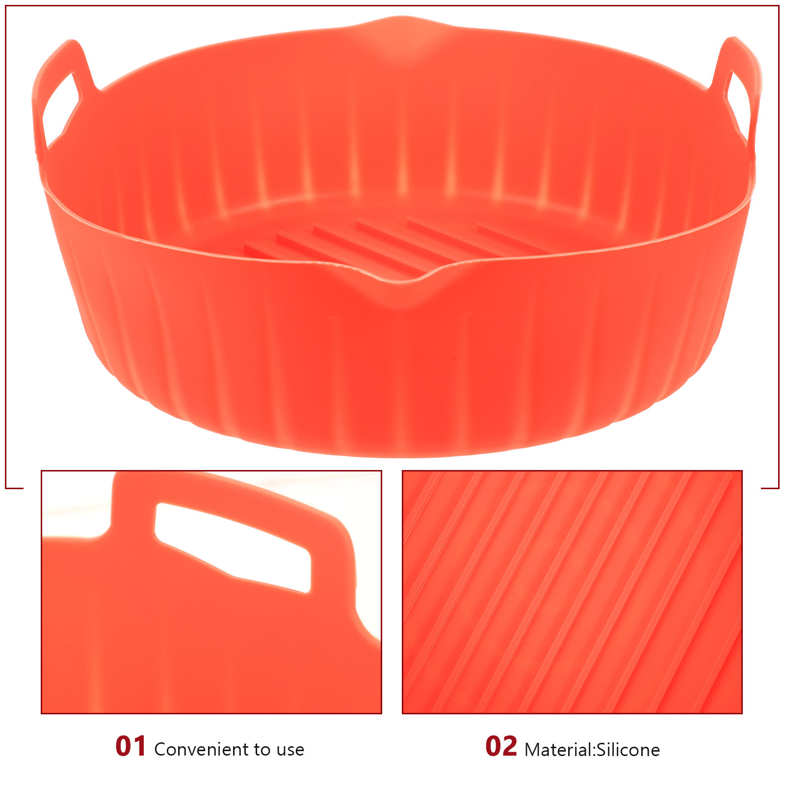Силиконовая форма для аэрофрит – обзор и цена Air Fryer Silicone Pot Liner